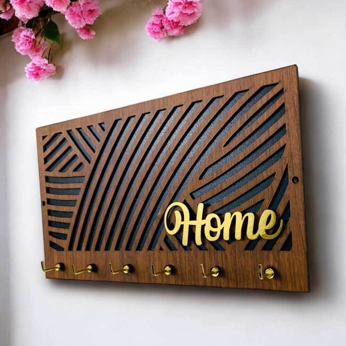 علاقة مفاتيح خشب MDF بتصميم عصري - لمسة أناقة لكل بيت ✨