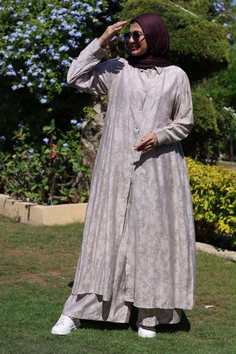 بيلا لونج شميز مشجر