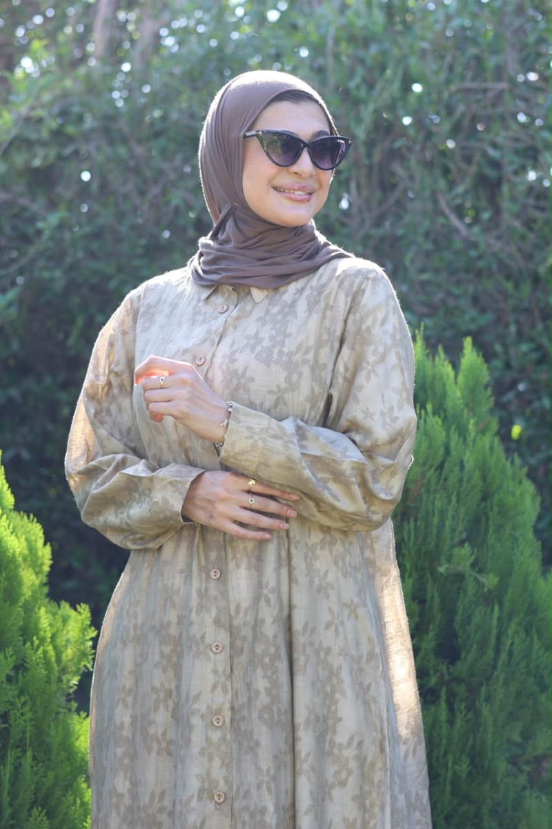 بيلا لونج شميز مشجر